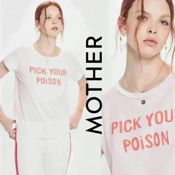 MOTHER The Boxy Goodie Goodie Graphic Tee in Pick Your Poison - Picture 1 of 15